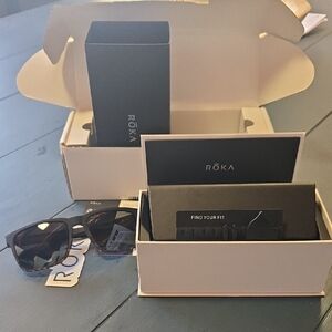 Roka Barton 2.0 Matte Black And Matte Campfire Tort. Dark Carbon Polar Lenses